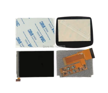 LCD V2 Ekrano Pakeitimo Rinkinius už Nintend GBA backlight lcd ekranas 10 Lygių Didelio Ryškumo IPS LCD V2 Ekranas GBA Konsolės