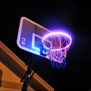 LED Saulės Jutiklis Išjungti Šviesos Ruože Krepšinio Lankai Ratlankio Tvirtinimo Padeda Šaudyti Naktį, Krepšio Lankas Lempos