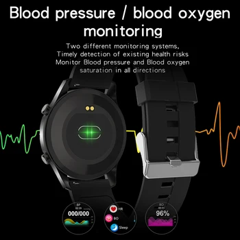 LIGE 2020 Naujas Smart Watch Vyrai Visiškai Jutiklinį Ekraną Sporto Fitneso Žiūrėti IP68 Vandeniui Bluetooth 