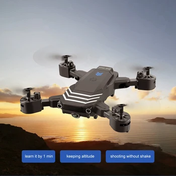 LS11 Sulankstomas 4K Mini RC Drone Quadocopter su HD Optinis Srauto Dual Kameros Drone 4k Profesional Berniukas Žaislai