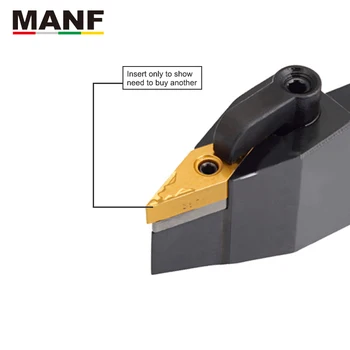 MANF 20mm MVVNN-1616K16 CNC Tekinimo stakles tekinimo plokštelė Cutter Išorės Tekinimo Įrankiai Turėtojas Metalo Pjovimo Įrankių laikiklius, tekinimo įrankis