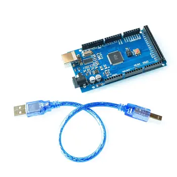 MEGA 2560 R3 ATmega2560 AVR USB lenta +nemokamas USB laidas (ATMEGA2560 /CH340 ) 2560