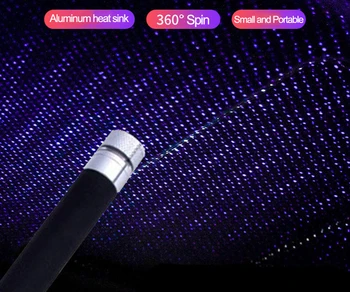 Mini LED Star Lazerinius Projektorius, Šviesos, USB Automobilių DJ Disco šviesos Efektai Aplinkos Patalpų Etapas Naktį Lempos Naujųjų Metų Kalėdinė dekoracija