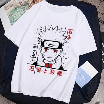 Moterys Anime Naruto T-shirt Mergina O-Kaklo Harajuku Camiseta Mujer Juokingi Marškinėliai Camiseta Streetwear Viršuje Tee Nauja, T-Shirt,Lašas Laivas