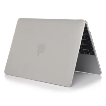 Nauja Skaidri Crystal Case For Macbook Air Pro Retina 11 12 13 15 Nešiojamas Atveju + Keyboard Cover For Mac 11.6 13.3 15.4 colių