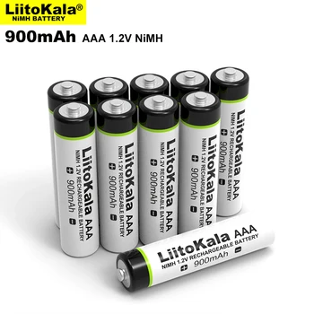 Naujas Originalus LiitoKala 1.2 v AAA 900mAh, NI-MH Baterija 1.2 V Įkraunamas Baterijas, Žibintuvėlis, Žaislai,Nuotolinio valdymo pultas
