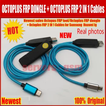 Naujausias pardavimo ORIGINALAUS Aštuonkojai FRP priemonė/Octoplus FRP dongle + Octoplus FRP USB UART 2 IN 1 Kabeliai, 