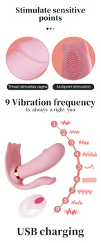 Nešiojami Vibratorius, Vibratoriai Moterims Belaidžio Nuotolinio Valdymo Sekso Žaislai Kelnaitės Galingas Klitorio Stimuliatorius Dviguba Stimuliacija
