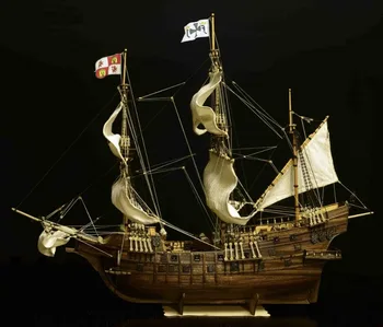 NIDALE modelis Sacle 1/85 Klasikinis ispanijos burlaivis medinis modelis rinkiniai San Francisco 1607 karo laivas plaukia laivu modeliu