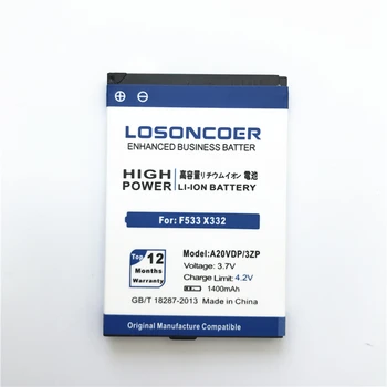 Originalus LOSONCOER 1400mAh A20VDP/3ZP Baterija Philips F533 X332 CTF533 CTX332