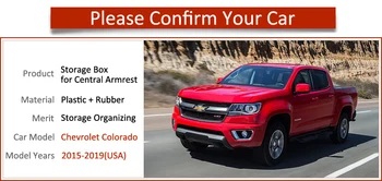Porankiai Dėžutės Saugojimo Automobilių Organizatorius Reikmenys Chevrolet Colorado M. 2016 M. 2017 m. 2018 m. 2019 M. Amerikos Modelis, Sukrovimas Valymas
