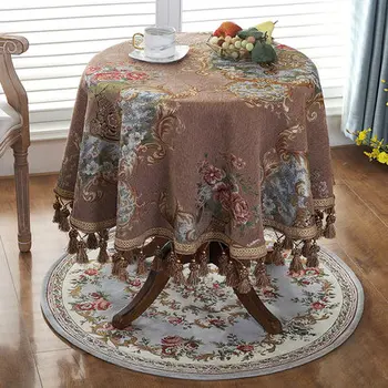 Prabanga Europos staltiesė su Siuvinėjimo Vestuvių apdaila, virtuvė, valgomasis stalas padengti pokylių kavos galima plauti staltiesė