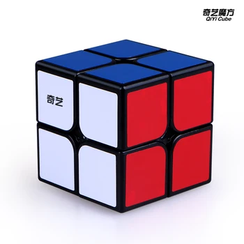 QiYi QiDi W 2x2 Greitis Kubo 50MM QiDiW S Pradedantiesiems švietimo žaislai, Dėlionės Magic Cube Lipdukai lipdukas kūdikių žaislai vaikams