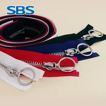 SBS siuvimo reikmenys aikštėje dantų atvira suknelė su užtrauktuku priedai atveju maišas, striukė užtrauktuku ilgai stiliaus Aukščiausios klasės windbreake užtrauktukas