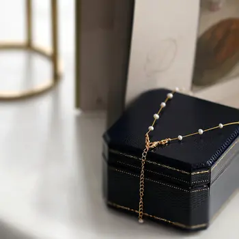 SINZRY NAUJŲ natūralių gėlavandenių perlų bowknot elegantiškas chokers karoliai lady kūrybingi papuošalai aksesuaras
