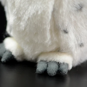 Snieguotas Owl Modeliavimas Lėlės Balta Bubo Scandiaca Paukščių Gyvūnų Minkšti Kimštiniai Mielas Pliušinis Žaislas Vaikams, Vaikams, Dovana, Namų Dekoracijos
