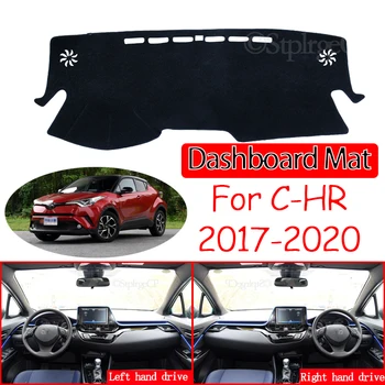 Toyota C-HR 2017 2018 2020 CHR C HR neslystantis prietaisų Skydelio Kilimėlis Brūkšnys Apima Trinkelėmis skėtį nuo saulės Dashmat Apsaugoti Kilimą, Automobilių Reikmenys