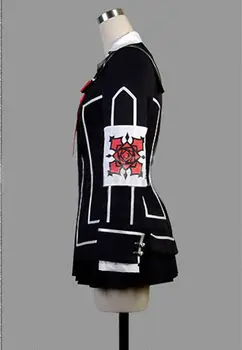 Vampire Knight Cosplay Kostiumų Yuki arba Juodos spalvos Moteriški Kryžiaus Balta Suknelė vienodas