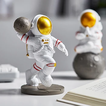 Šiaurės Astronautas Mini Skaičiai Namų Dekoro Priedai Šiuolaikinės Astronautas Skulptūros Gimtadienio, Kalėdų Dovanos Kambarį Dekoro