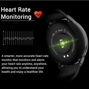 Šiaurės Krašto Smart Watch Vyrų IP68 Vandeniui HD Ekranas Full Screen Touch SmartWatch Širdies ritmas, Kraujo Spaudimas Sporto Treniruoklių