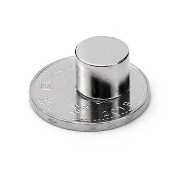 10vnt Neodimio N35 Dia 10mm X 8mm Stiprūs Magnetai Maža Disko NdFeB Retųjų Žemių Amatų Modeliai Šaldytuvas Klijuoti magnetas 10x8mm