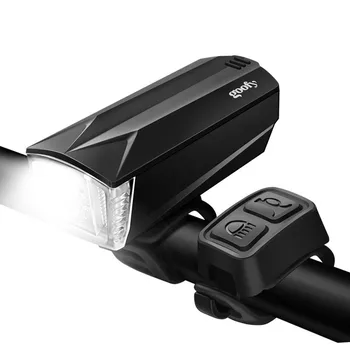 1800mAh Vandeniui Dviračių Priekinių žibintų USB Įkrovimo Smart priekinis žibintas Su Ragų 800 Liumenų LED Dviračio Žibintas Ciklo Žibintuvėlis