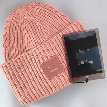 2020 naujų spuogų Unisex vyrų ir moterų rudens ir Žiemos SKRYBĖLĘ kašmyro vilnos skrybėlę dvigubo sluoksnio šiltas pora kepurę šilta megzta kepurė