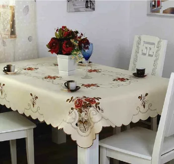 222 naujas Europos sielovados paprastumo medžiaga išsiuvinėta staltiesė kavos staltiesė stalo runner stačiakampis, apvalus kvadrato, ovalo formos