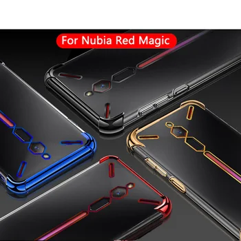 2VNT Skirti Nubija Raudonoji Magija žaidimas atveju ultra plonas Minkštas atveju, ZTE Nubija Raudonoji Magija Žaidimas Mobiliojo Telefono dangtelį atveju NX609J atveju atgal
