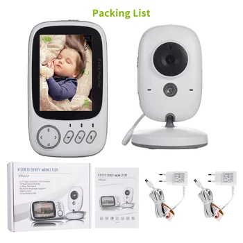 3.2 colių Belaidžio Vaizdo Spalvos Baby Monitorius Su Mic nešiojamų Kūdikių Auklė Saugumo Fotoaparatą IR LED Naktinio Matymo domofonas Temperatūra