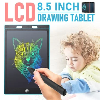 4.4/8.5 colių Spalvotų LCD ekranas, Rašymo Lenta, skirta Vaikų piešinių Grafiti Skaitmeninis Rašysenos Planšetinį kompiuterį Vaikams Suaugusiųjų Home Office Dovana