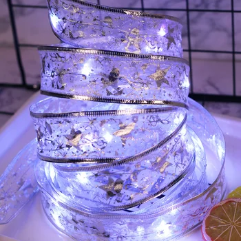 4m 40Leds Kalėdinė Girlianda LED Užuolaidų String Žibintai, LED Žibintai String Varinės Vielos Juostelės Naktį Šviesos Lauko Dekoro Lempos