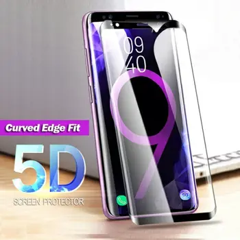 5D Visiškai Padengti Grūdinto Stiklo Samsung Galaxy A7 2018 Apsauginis Stiklas 