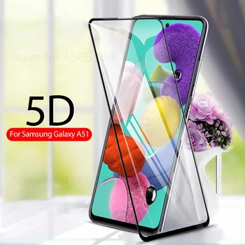 5D Visišką Stiklo Samsung Galaxy A51 A71 Visą Grūdintas Stiklas Ant Samsung Galaxy 51 71 Screen Protector
