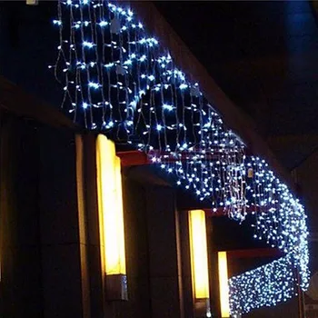 5M Kalėdų LED Užuolaidų Varveklis Styginių Šviesos ašaros po 0,4-0,6 m, LED Šalis Sodo Etape Lauko Vandeniui Dekoratyvinės Šviesos Fėja