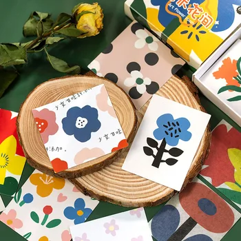 60 Vnt./nustatyti Derliaus Kawaii Sticekrs Pack Retro Japonų Stiliaus Rožinės spalvos Gėlių Kulka Leidinys Satationery Lipdukai Scrapbooking