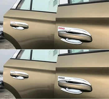 ABS 4pcs/daug Durų dubenėlį, papuošti durų dubenį guard Reikmenys, Automobilių Optikos Dėl 2017 m. 2018 m. 
