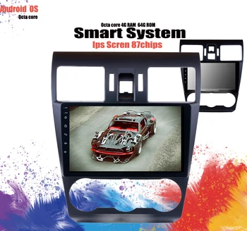 Android 10.0 Automobilių DVD Grotuvas, Miškininkas Subaru WRX XV 2016 M. 2013 M. m. - 15 2017 18 GPS Navigacija Radijo auto stereo Žemėlapis galvos vienetas