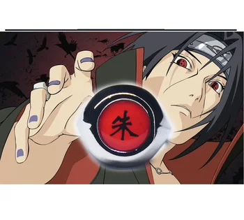 Anime Naruto Žiedas 10vnt/set Akatsuki Uchiha Itachi Žiedas Cosplay Prop Orochimaru Sasori Hidan Deidara Pein Priedai
