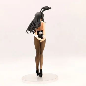 Anime Rascal Nėra Svajonė Bunny Mergina Senpai Sakurajima Mai Statulėlės, Seksualios Merginos Anime Pvc Veiksmų Skaičiai Žaislai Modelis