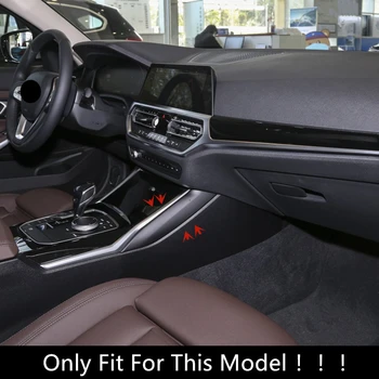 Automobilių Optikos Centras Konsolės Apdailos Juostelės Padengti Apdaila BMW 3 Serijos G20 G28 2020 Interjero ABS Lipdukai
