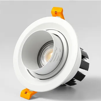 Bagažo Led Downlight 10W 15W Embedded Apvalus LED Lubų šviestuvas AC 110V, 220V, Miegamojo, Virtuvės Patalpų LED Spot Apšvietimas