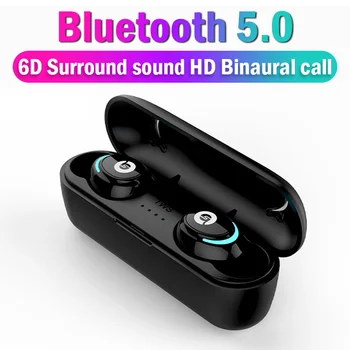Bluetooth 5.0 Belaidės Ausinės TWS Į Ausies Ausinės, laisvų Rankų Ausinės, Ausinių Sporto Ausinių Rankų Telefono Su Mic