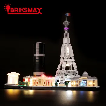 BriksMax Led lemputės Komplektą Už 21044 Architektūros Paryžiuje , (NE Apima Modelis)