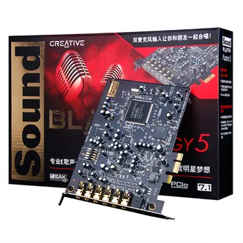 Creative/Inovacijų A5 Audigy 5 Built-in 7.1 Tinklo Karaoke Darbalaukio PCIE Nepriklausomas Garso plokštė