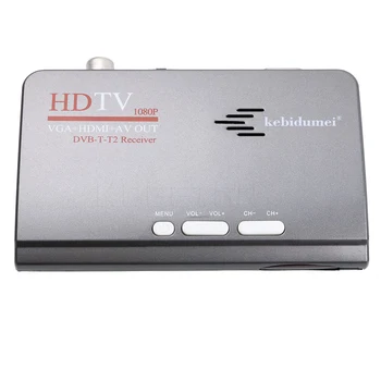 DVB-T DVB-T2 TV Imtuvas Imtuvas T/T2 TV Box VGA, AV CVBS 1080P HDMI suderinamo Skaitmeninio HD Palydovinis imtuvas (LCD/CRT Monitoriai