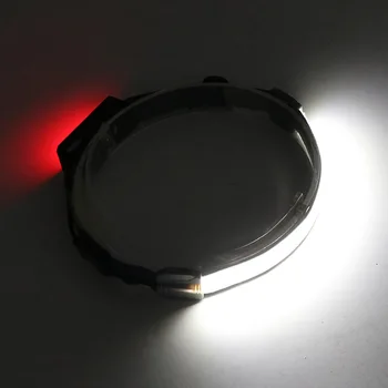 Galingiausias COB LED Žibintų su įmontuota Baterija Super Šviesus Žibintai su Uodega Raudona Įspėjamoji Lemputė USB Įkrovimo Žibintas