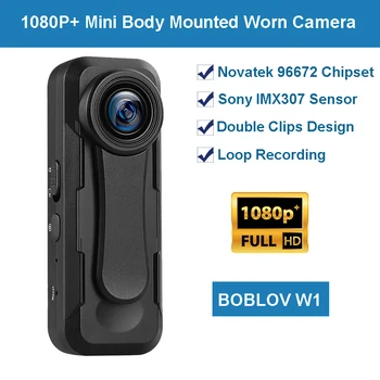 HD 1080P Belaidžio W1 Mini Kamera Policijos Įstaiga Dėvėti Pen Kamera, Loop Įrašymo Plataus Kampo 110 Mikro Kamerų DVR Diktofonas
