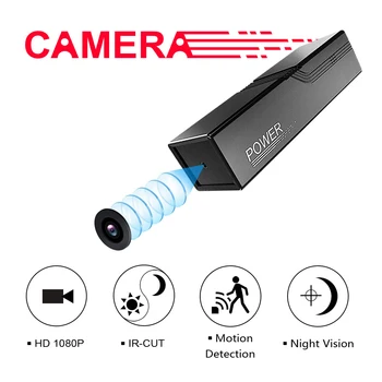 HD 1080P Nešiojama Kamera Mini Lauko Priežiūros Infraraudonųjų spindulių Naktinio Matymo Kamera Judesio Aptikimo IR-CUT saugumo paslėptas T Fcard