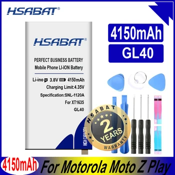 HSABAT 4150mAh GL40 Baterija Motorola Moto Z Žaisti Moto Z Žaisti Droid XT1635, XT1635-01, XT1635-02, XT1635-03 SNN5974A
